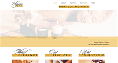 Desktop Screenshot of elegance-spa.com